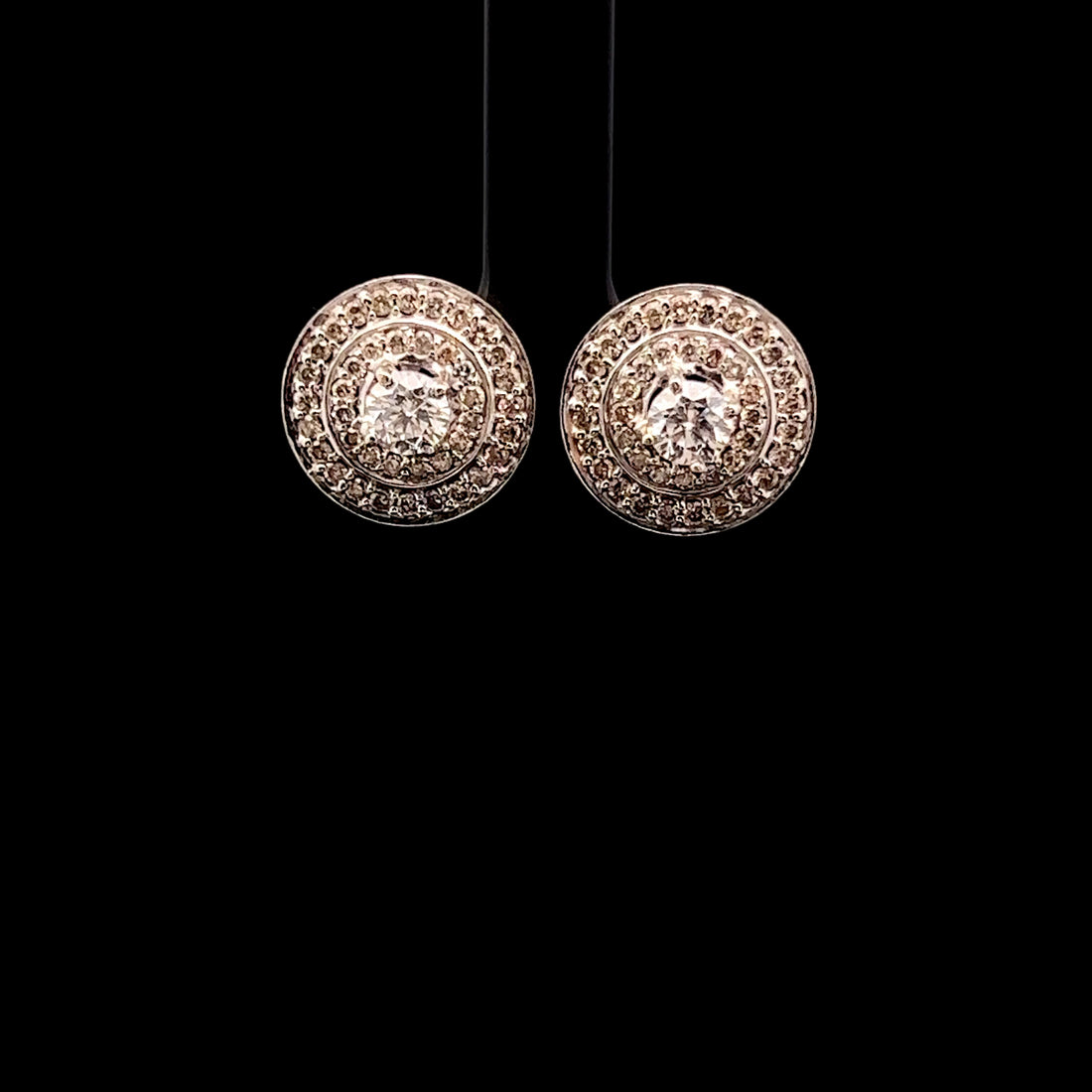 Pressure set Diamond Studs: Modern Minimalist Sparkle