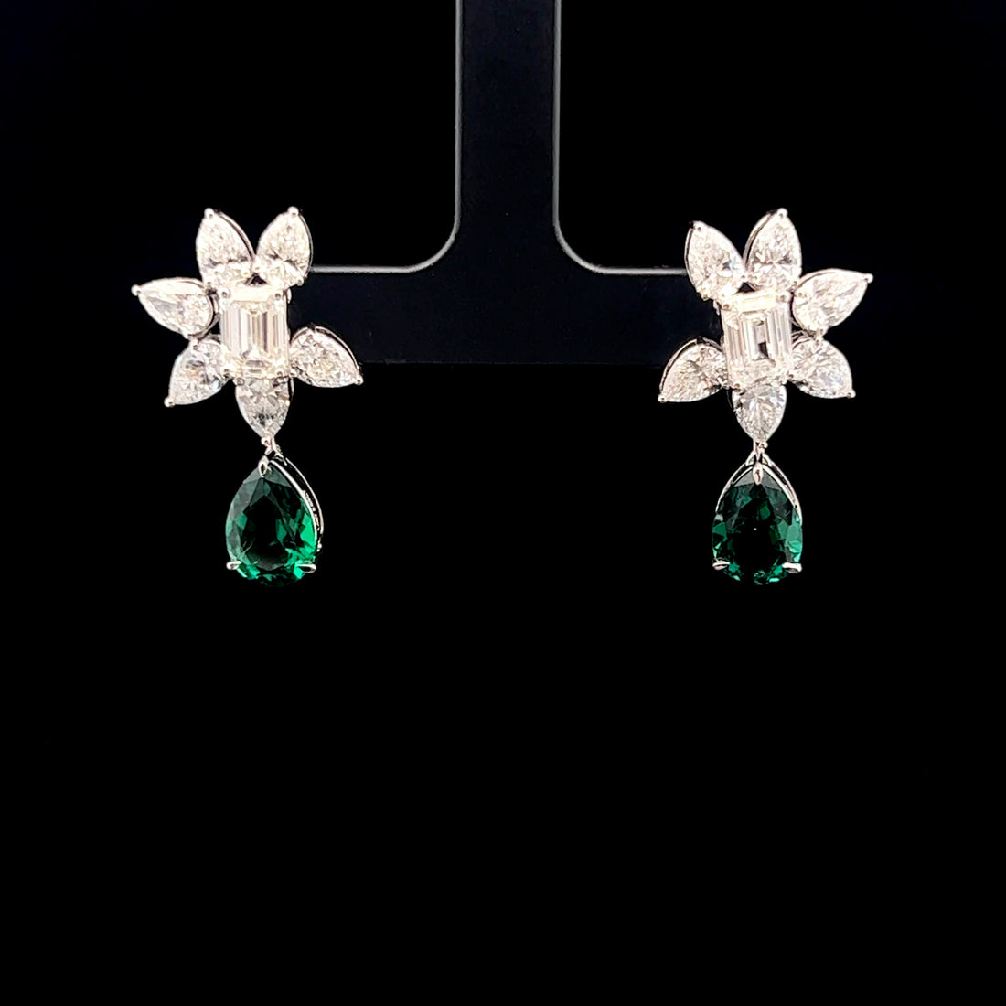 Exquisite Pear Drop Earrings
