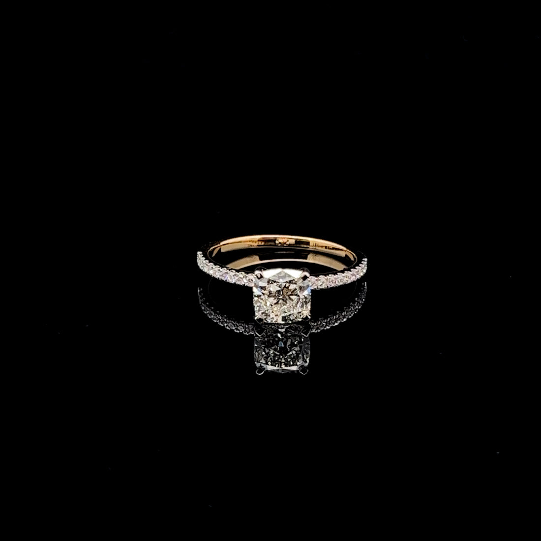 Magnificent 1.5ct Cushion Diamond Ring