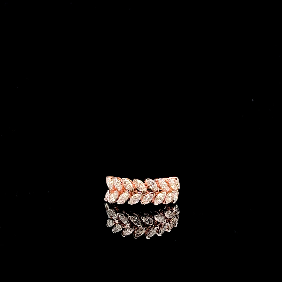 Perfectly Petite Marquise: 0.10ct Diamond Half Eternity