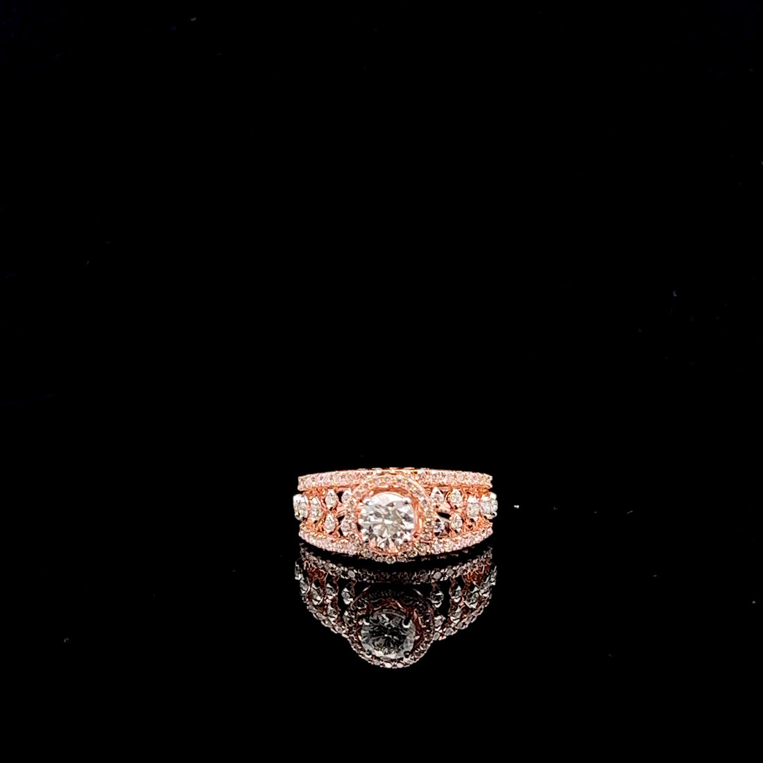Dazzling Diamond Cocktail Ring