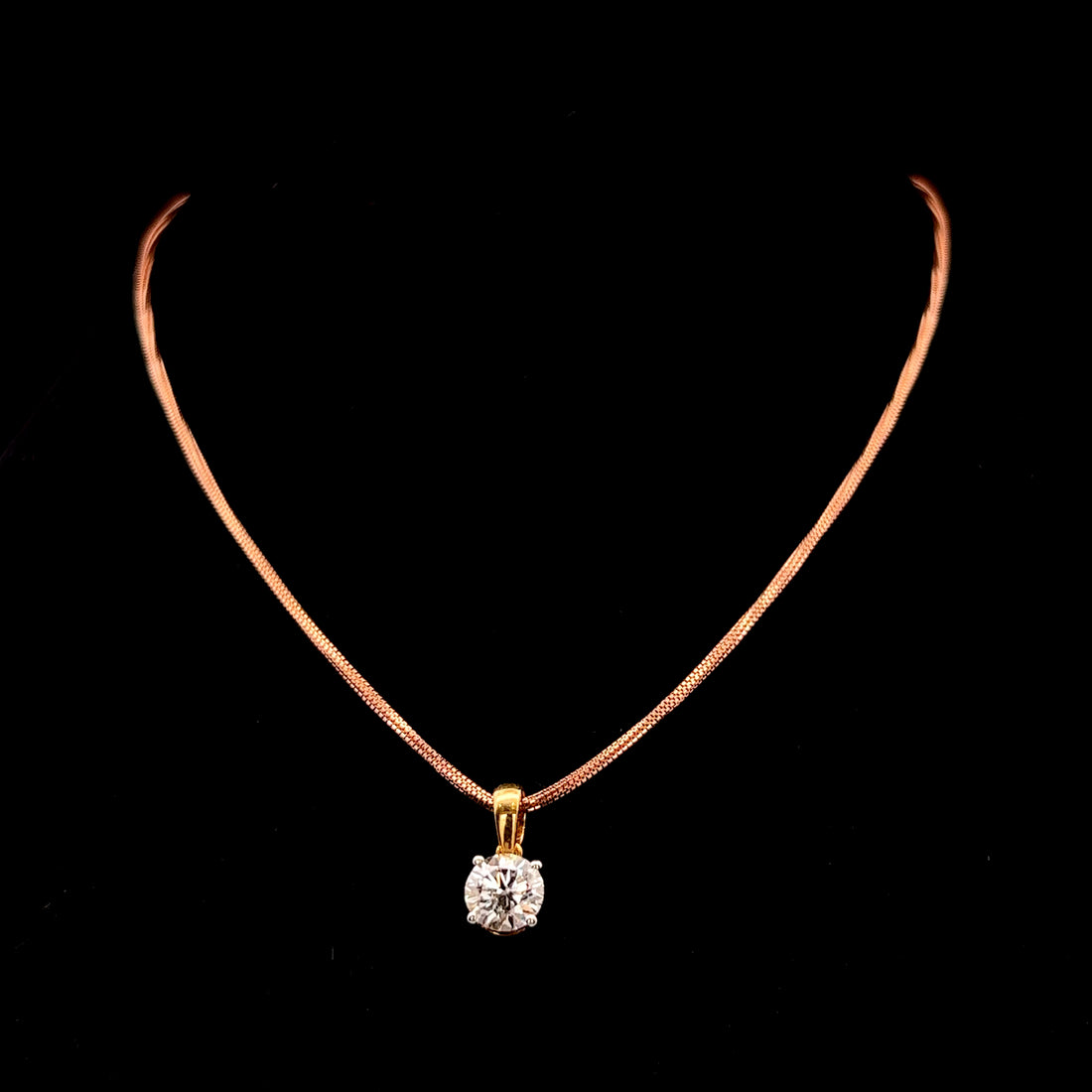 Timeless 1.0ct Round Diamond Pendant