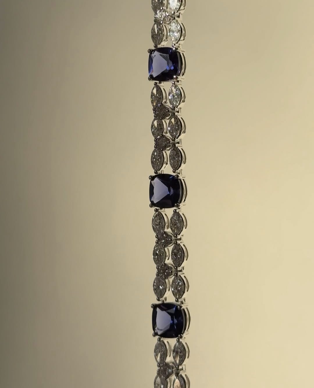 Timeless Sparkle: Marquise & Round Bracelet