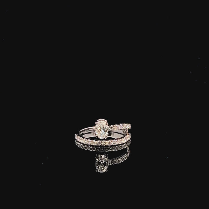 Exquisite 0.50ct Oval Promise Ring