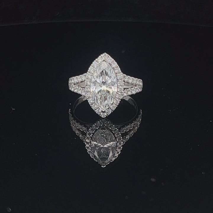 2.0ct Marquise Diamond Ring