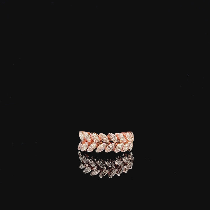 Perfectly Petite Marquise: 0.10ct Diamond Half Eternity