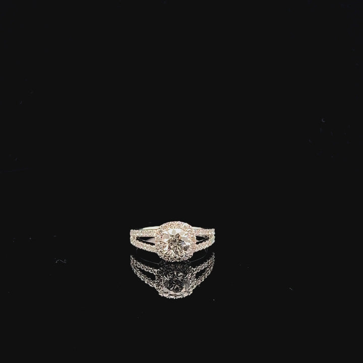 Classic Beauty: Center Diamond with Flanking diamonds