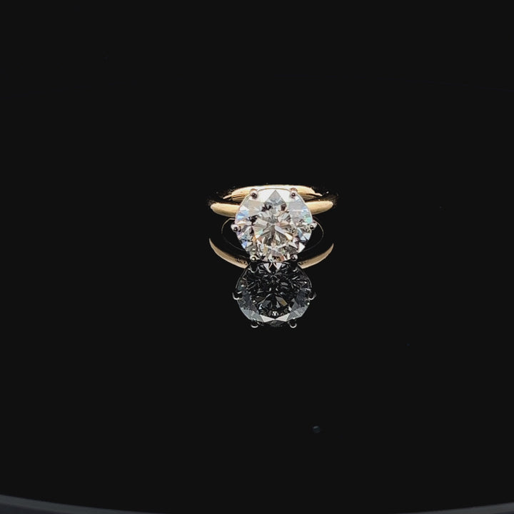 5.0ct of Opulence: Diamond Ring With Hidden Halo