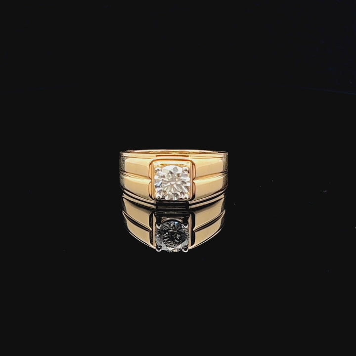 Elegant 1.31ct Men's Diamond Ring