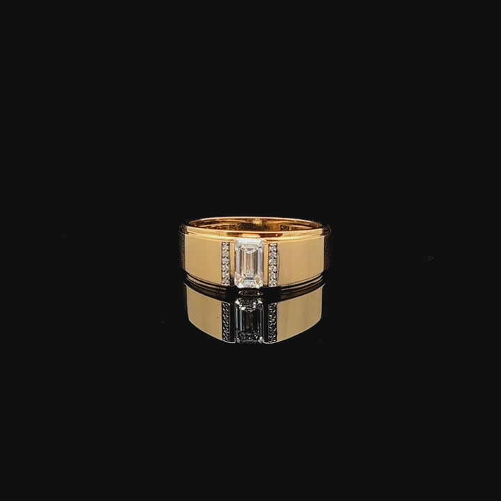 Elegant 1.00ct Men's Ring