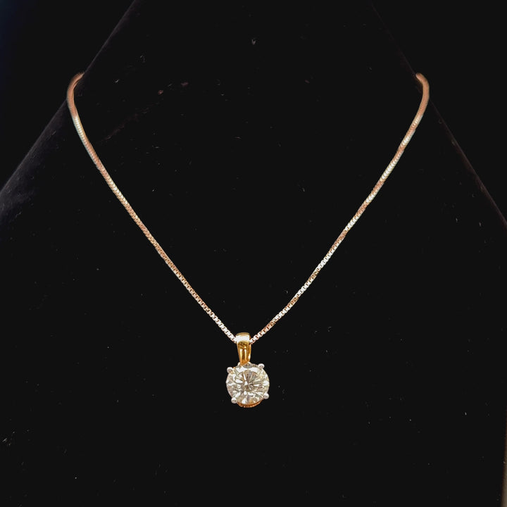 Timeless 1.50ct Round Diamond Pendant