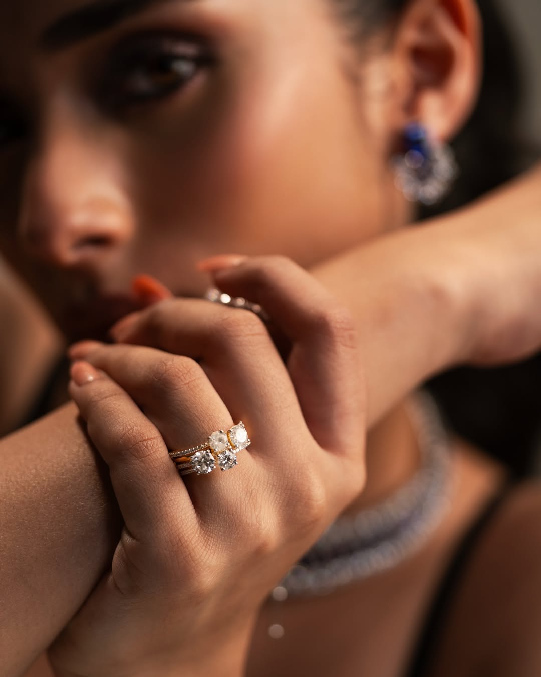 Exquisite Diamond Cocktail Ring
