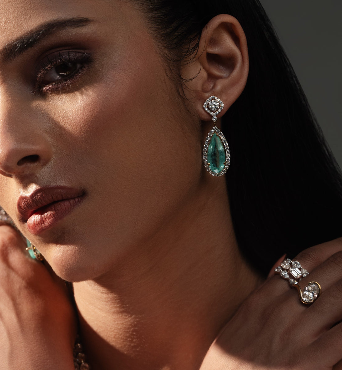 Add a Pop Of Color: Elegant Drop Earrings