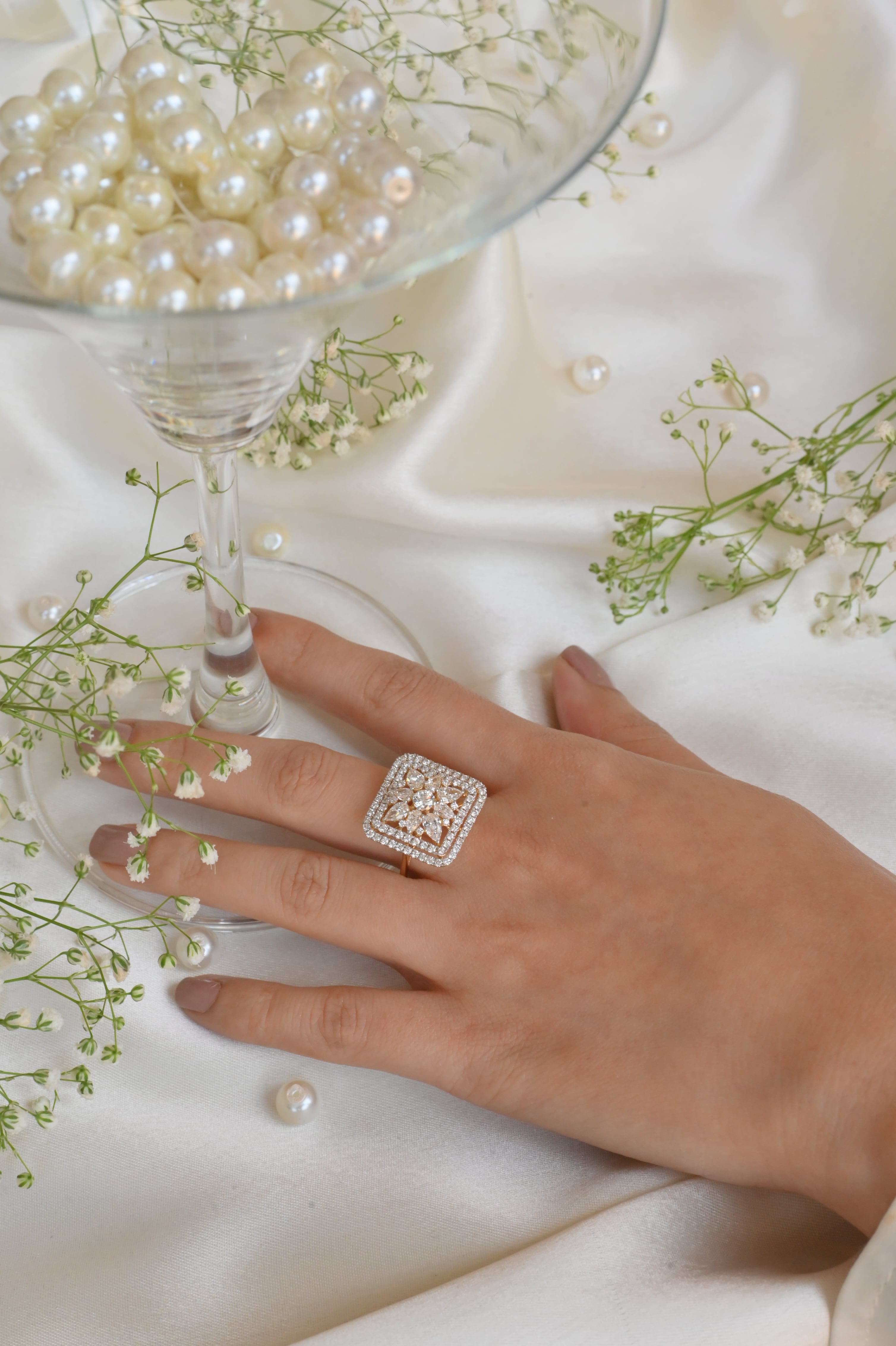 Timeless Diamond Cocktail Ring