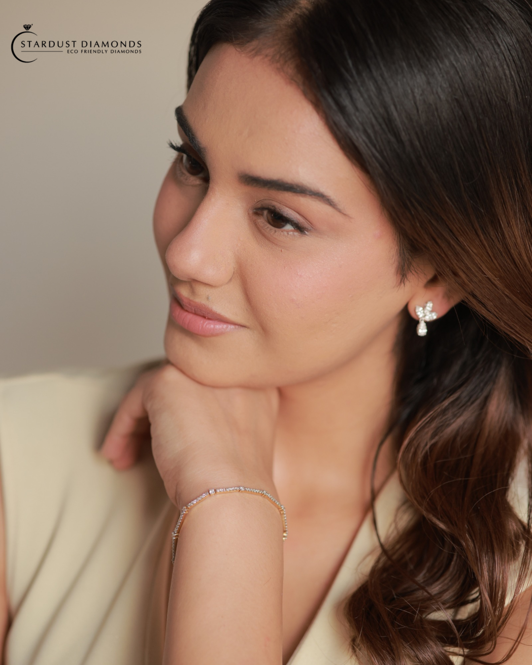 Classic Sparkle Lab Grown Diamond Line Bracelet