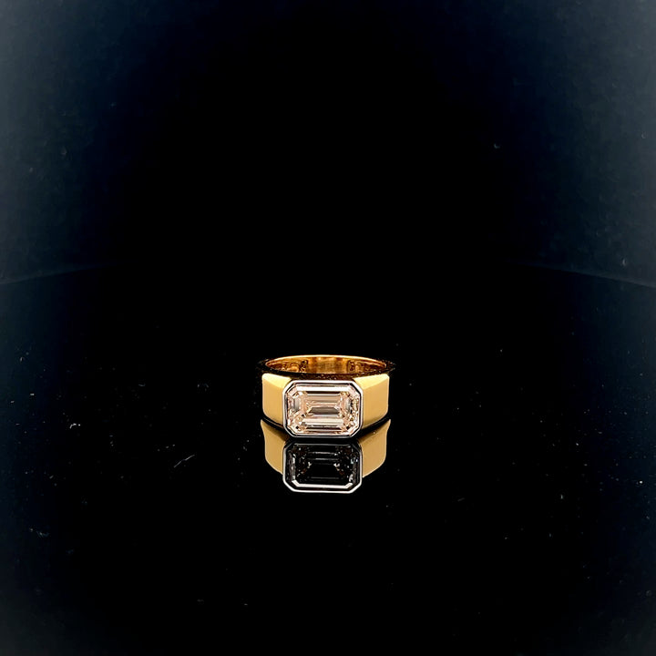 The Regal Emerald: 4.0ct Men's Ring
