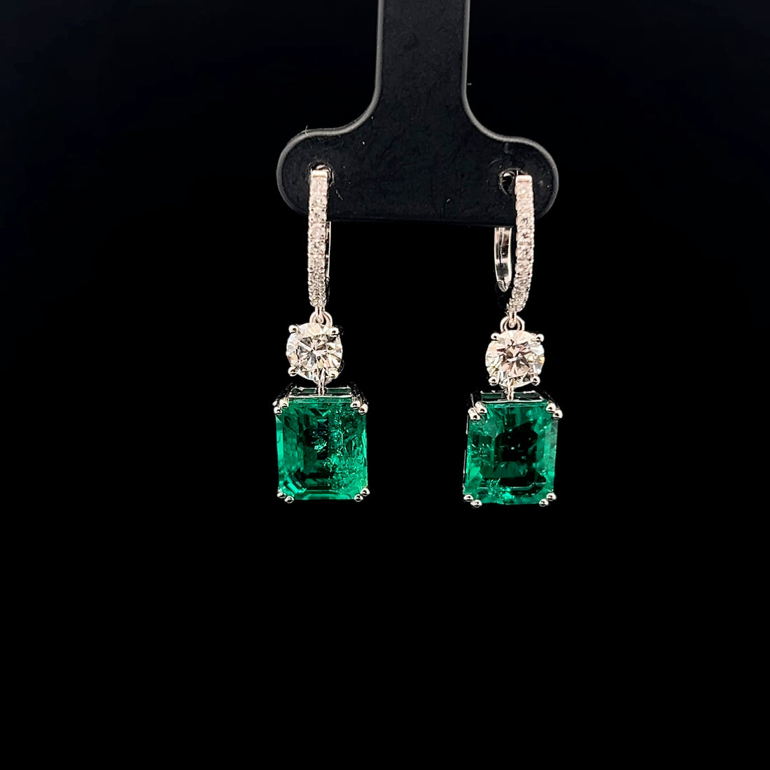 Emerald Drop Earrings