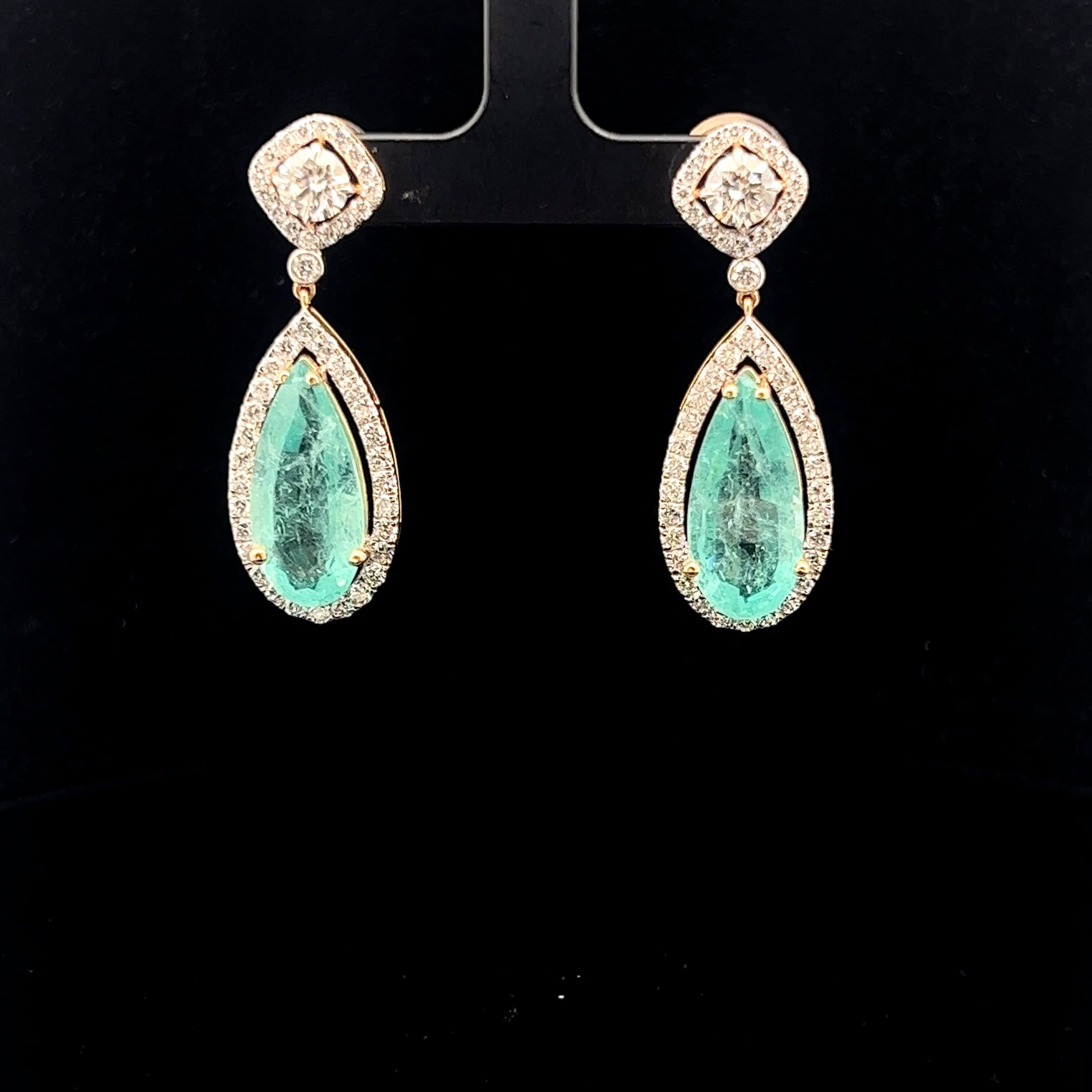 Add a Pop Of Color: Elegant Drop Earrings