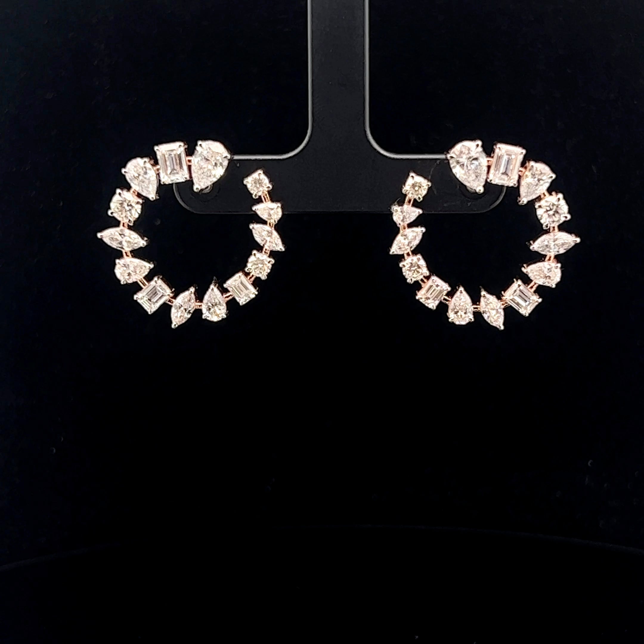 Beyond Round: Discover Multishape Diamond Hoops Artistry