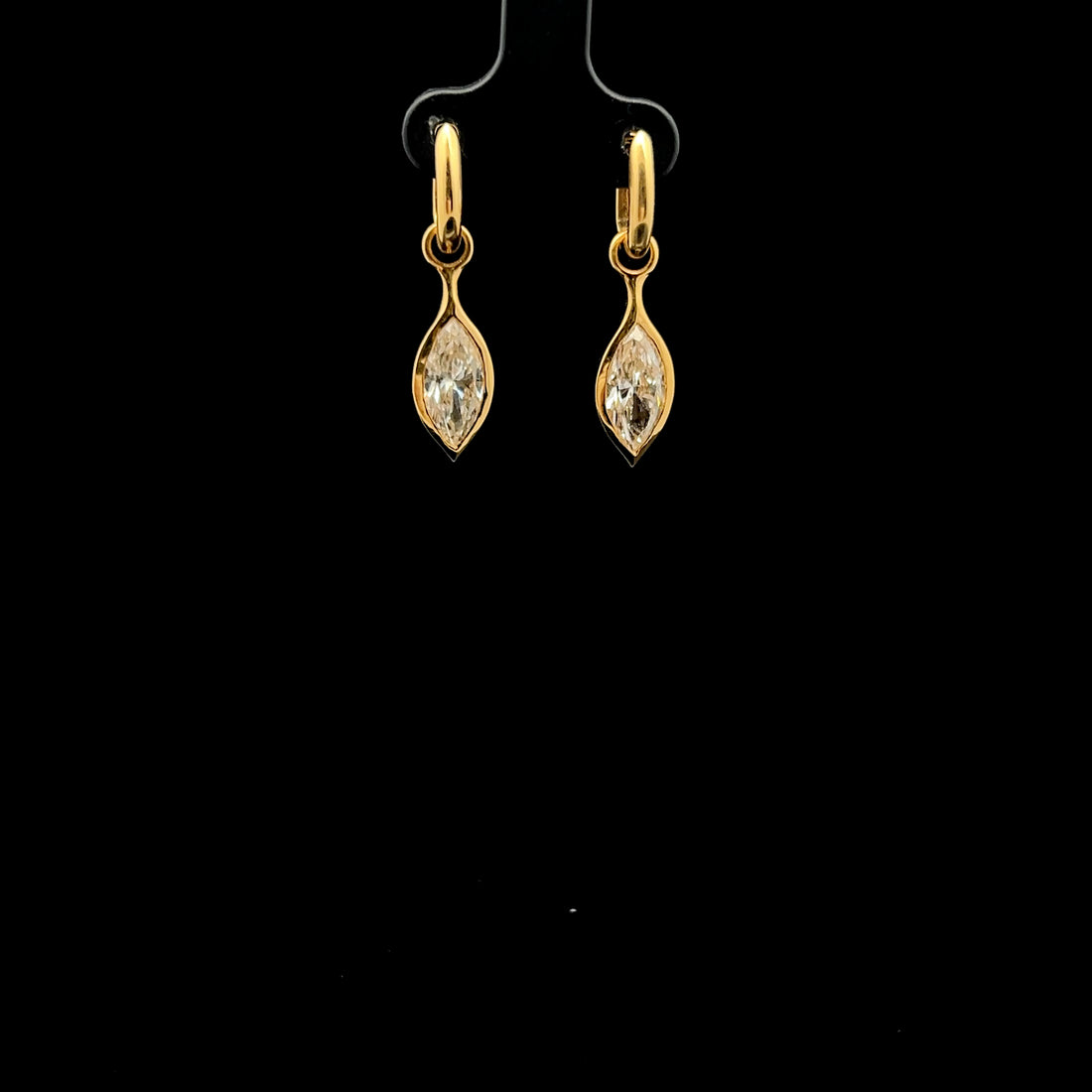Modern Marquise Drop Earrings