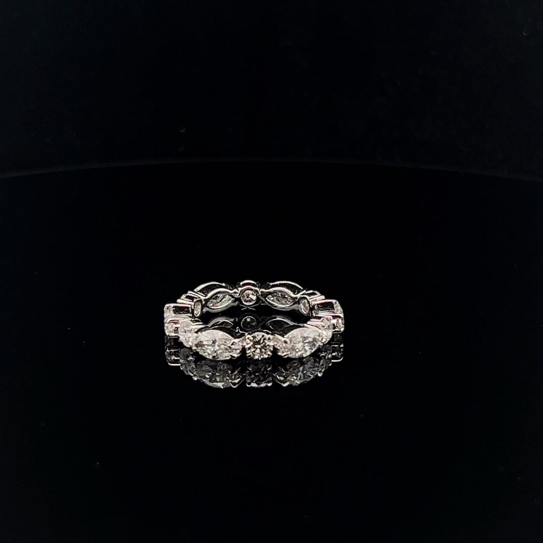 Marquise & Round Eternity Band