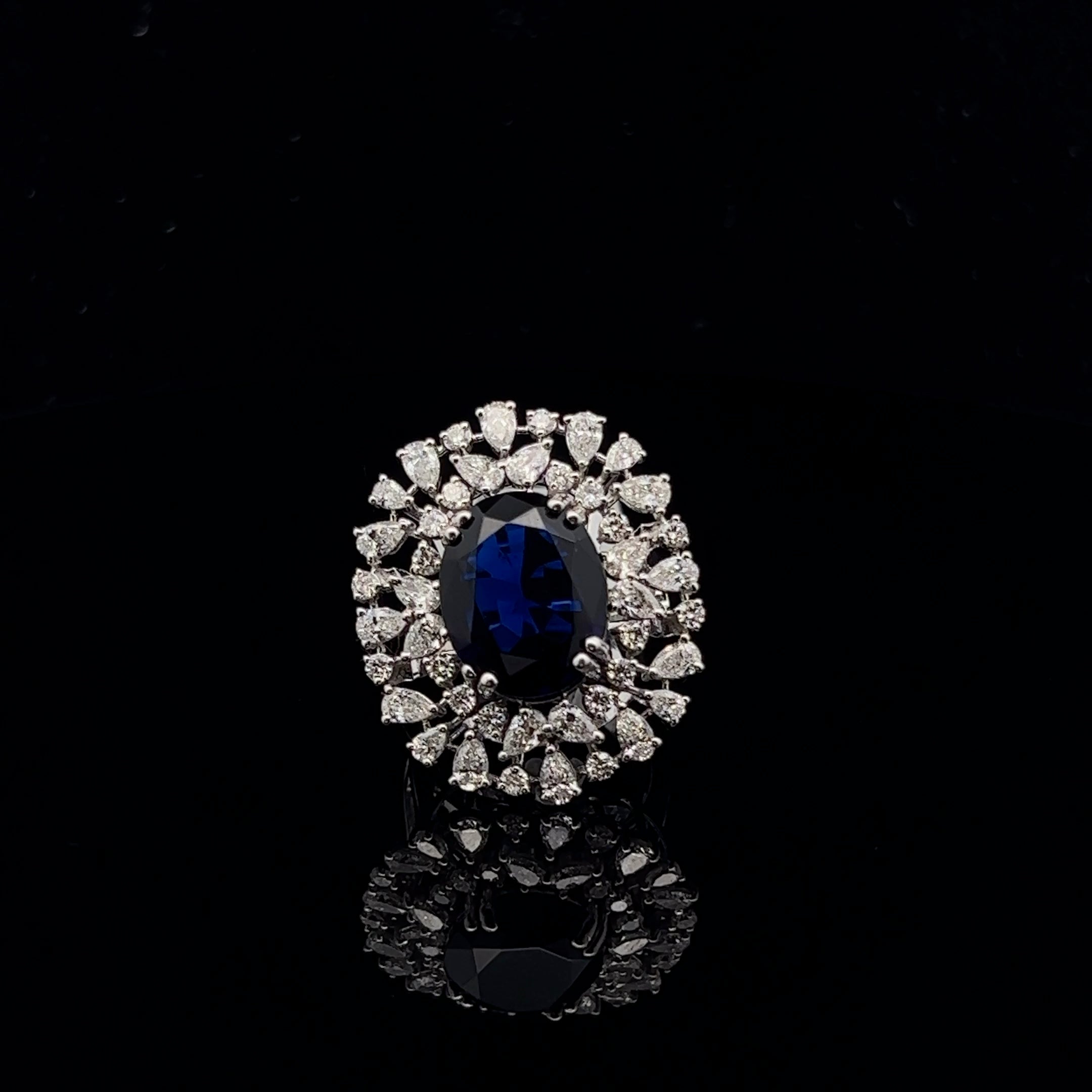 Elegant Sapphire Ring
