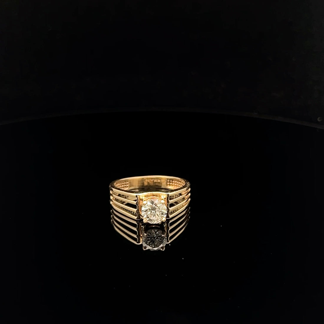 Exquisite 1.00ct Men's Multi Row Statement Ring