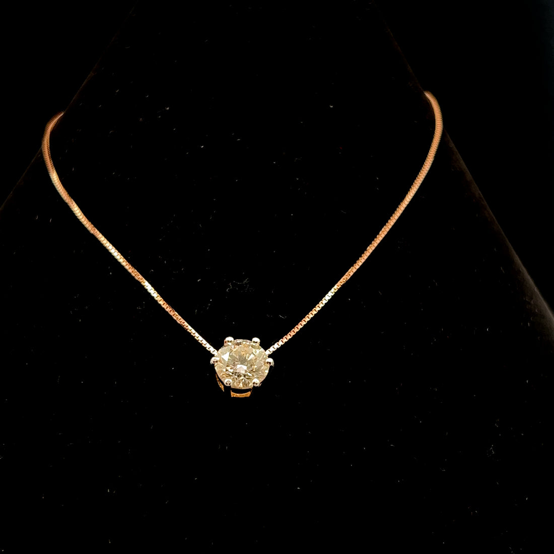 Elegant 2.5ct Round Pendant