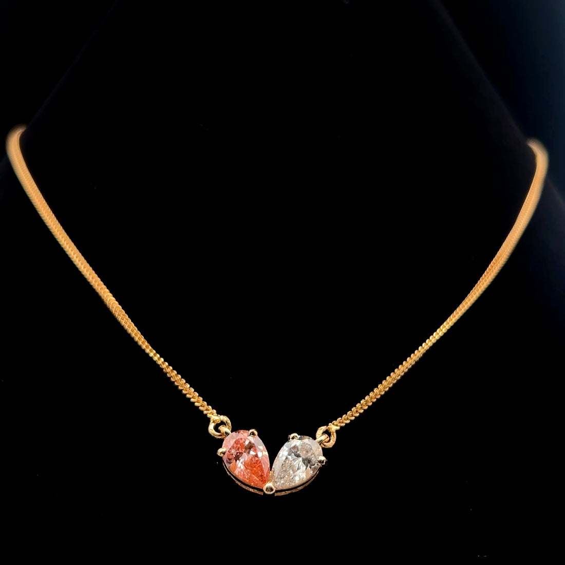 Toi et Moi Twin Heart Pendant