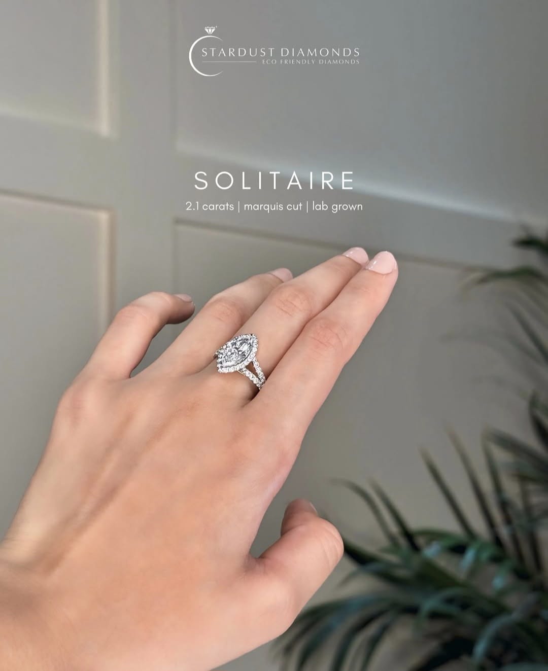 2.0ct Marquise Diamond Ring