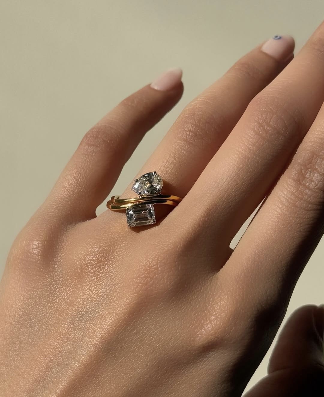 Classic Pear: 0.98ct Solitaire Promise Ring