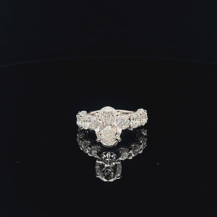 The Signature: 3.50ct Oval Grandeur Diamond Ring