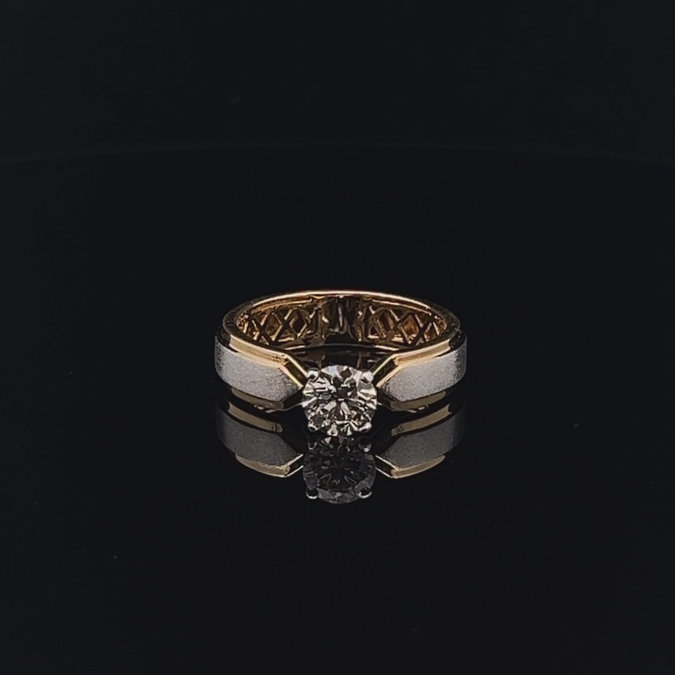 Elegant 1.0ct Diamond Ring for men