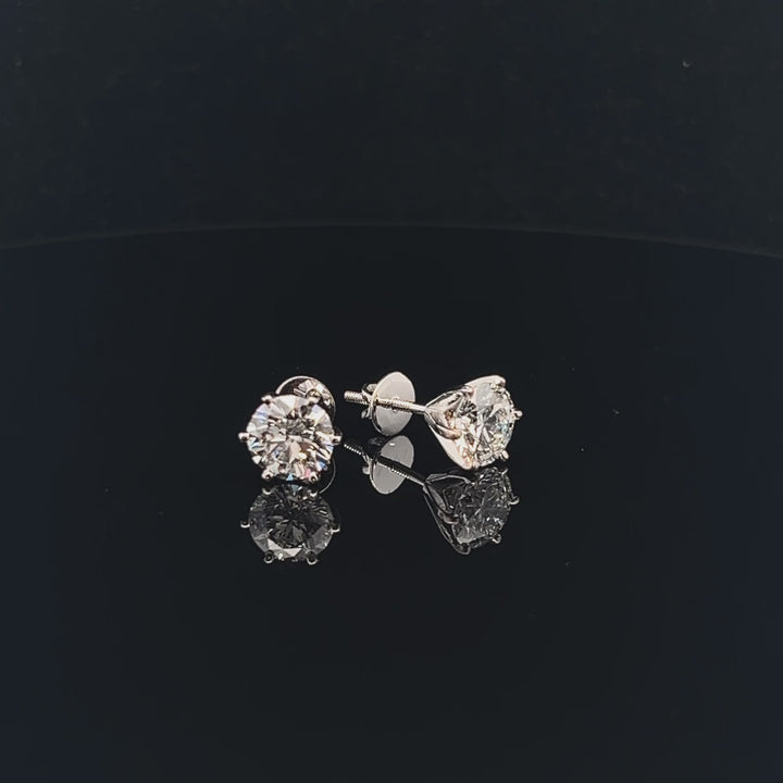 1.0 Ctw Round Solitaire Studs