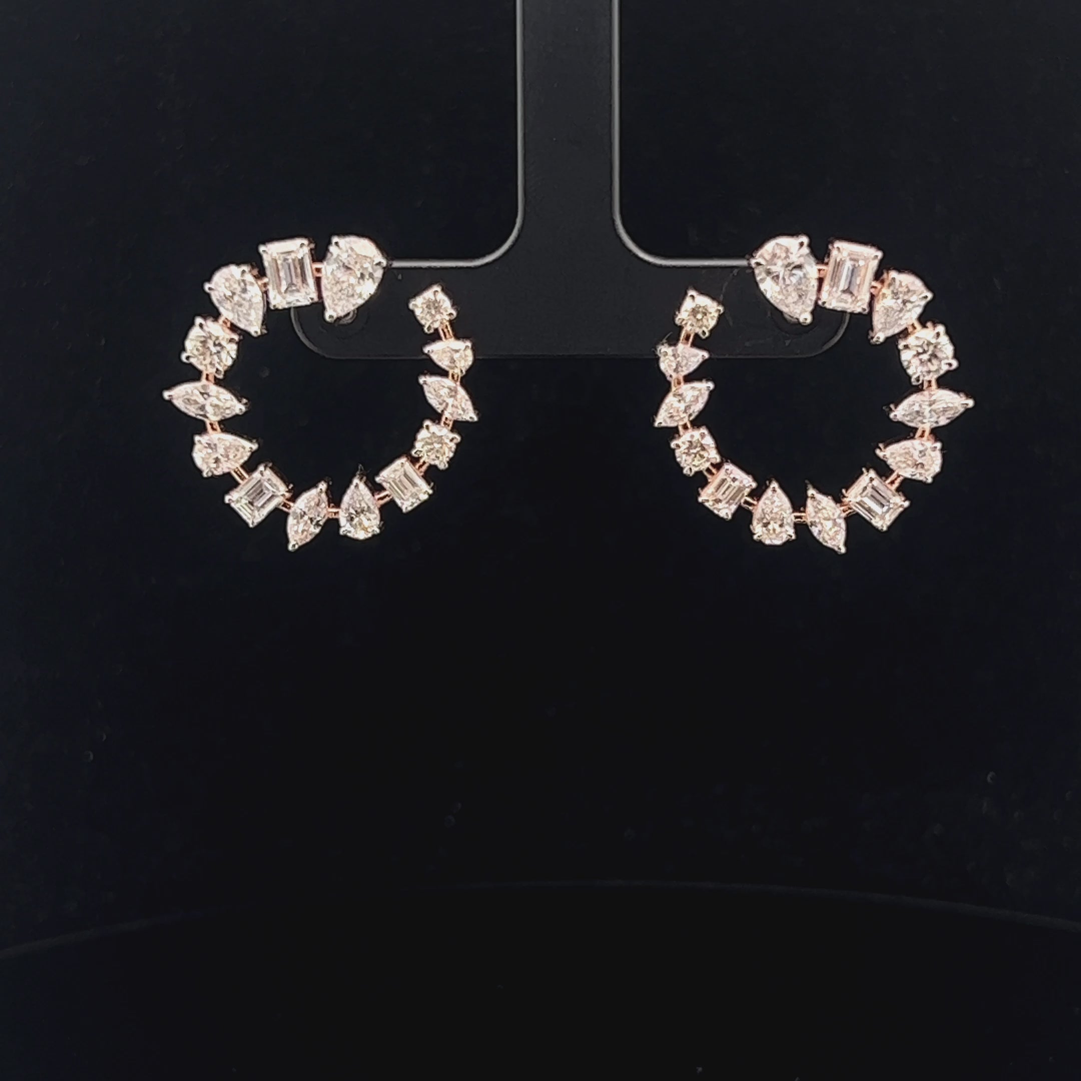 Beyond Round: Discover Multishape Diamond Hoops Artistry