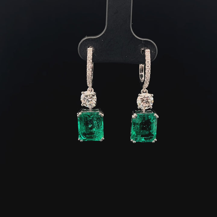 Emerald Drop Earrings