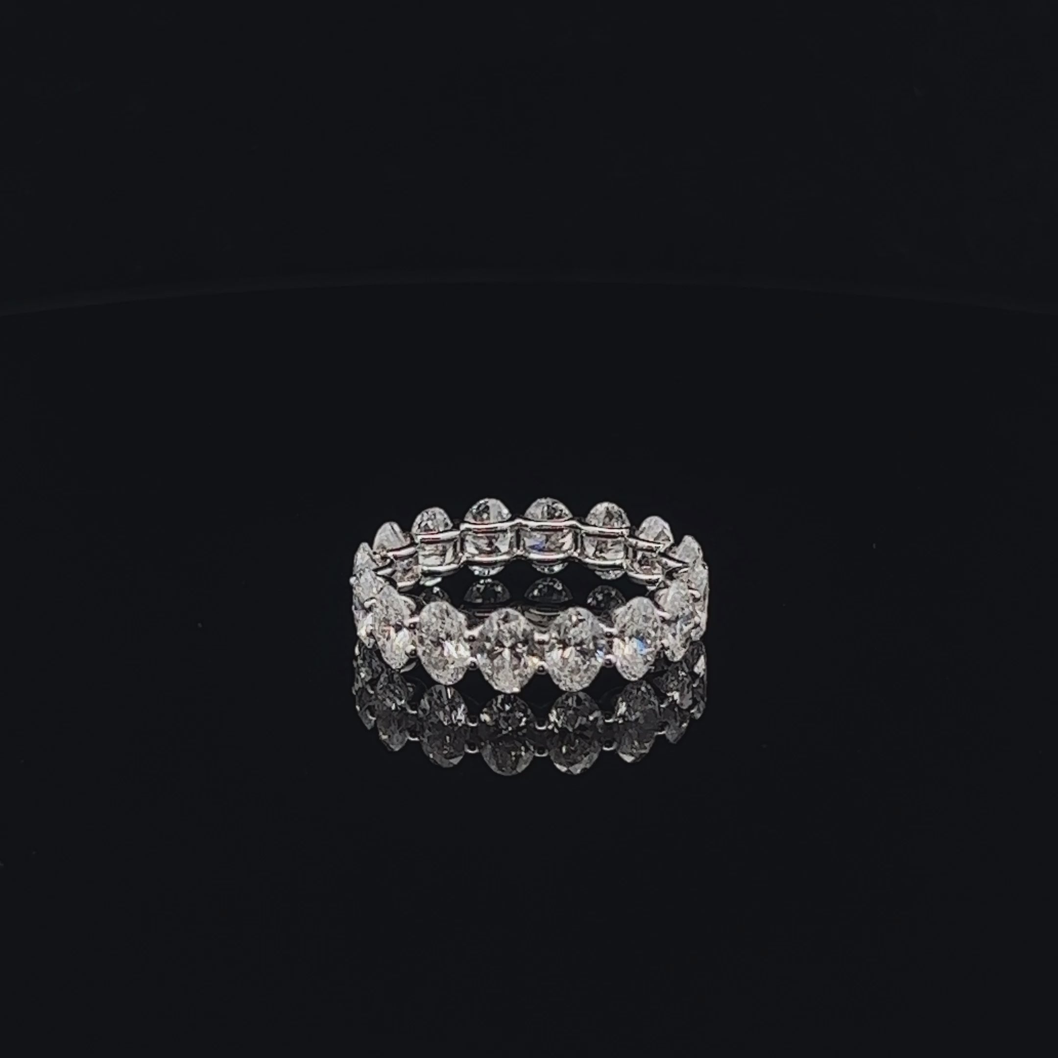 0.30ct each Oval Eternity Band