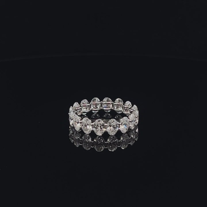 0.30ct each Oval Eternity Band