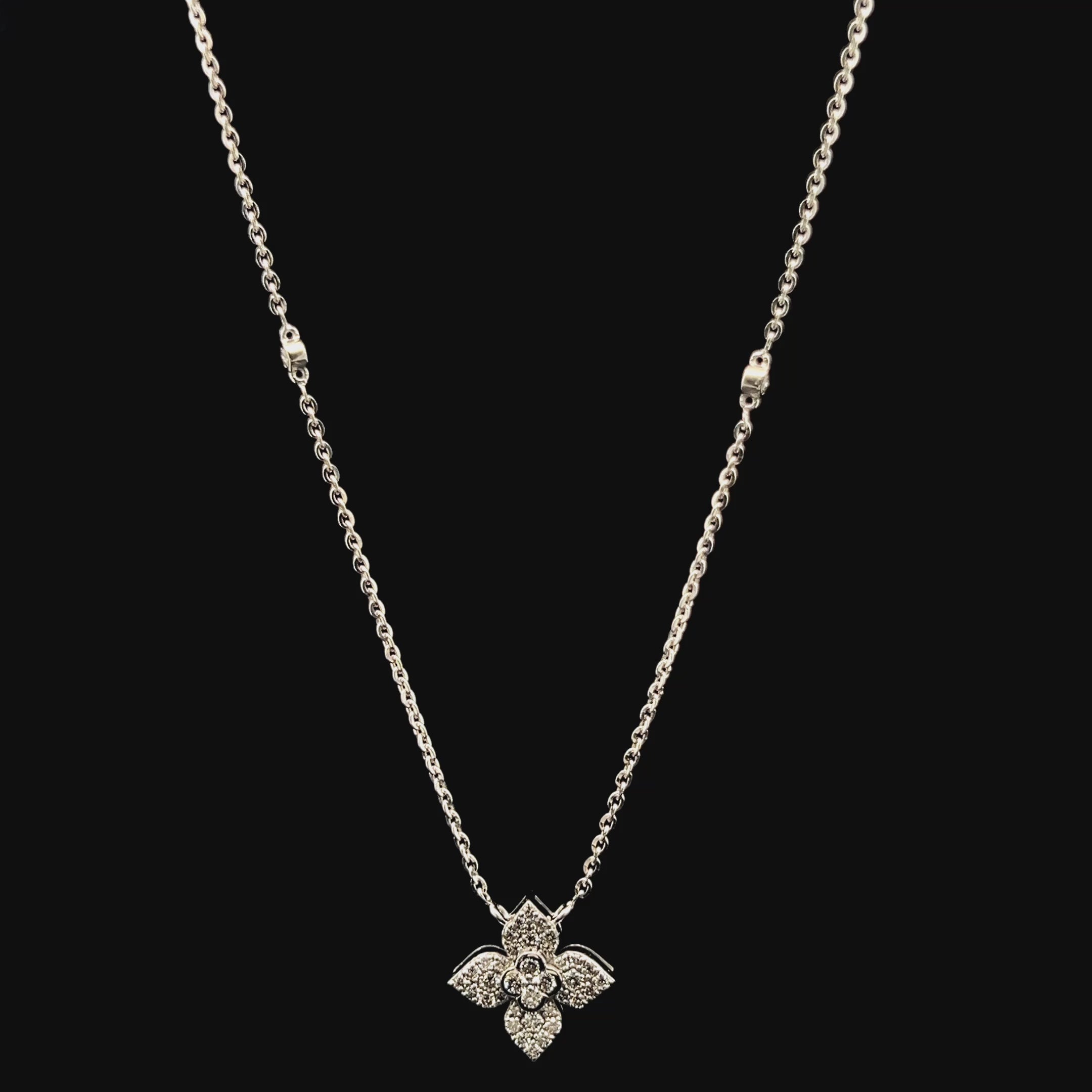 The Legacy Pendant: Lab grown diamond LV Inspired Design