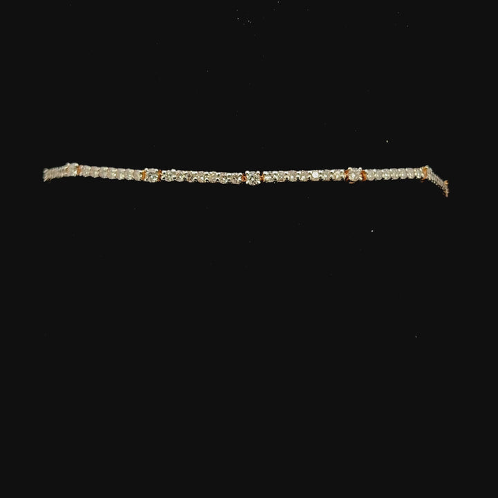 Classic Sparkle Lab Grown Diamond Line Bracelet