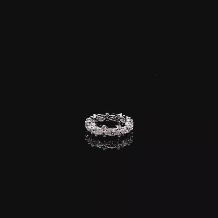 Marquise & Round Eternity Band