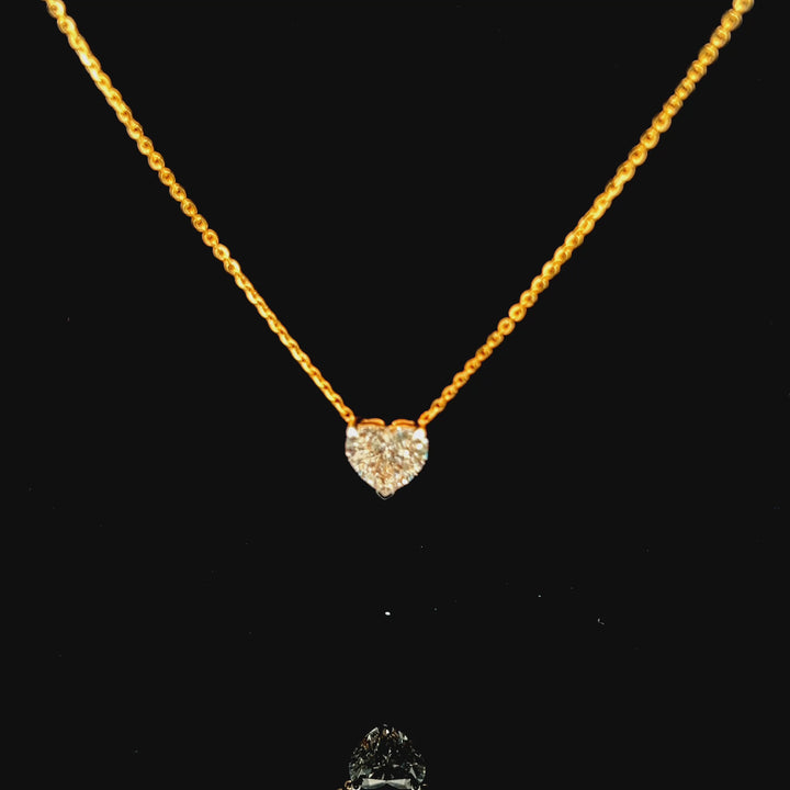 Timeless 3.00ct Heart Diamond Pendant
