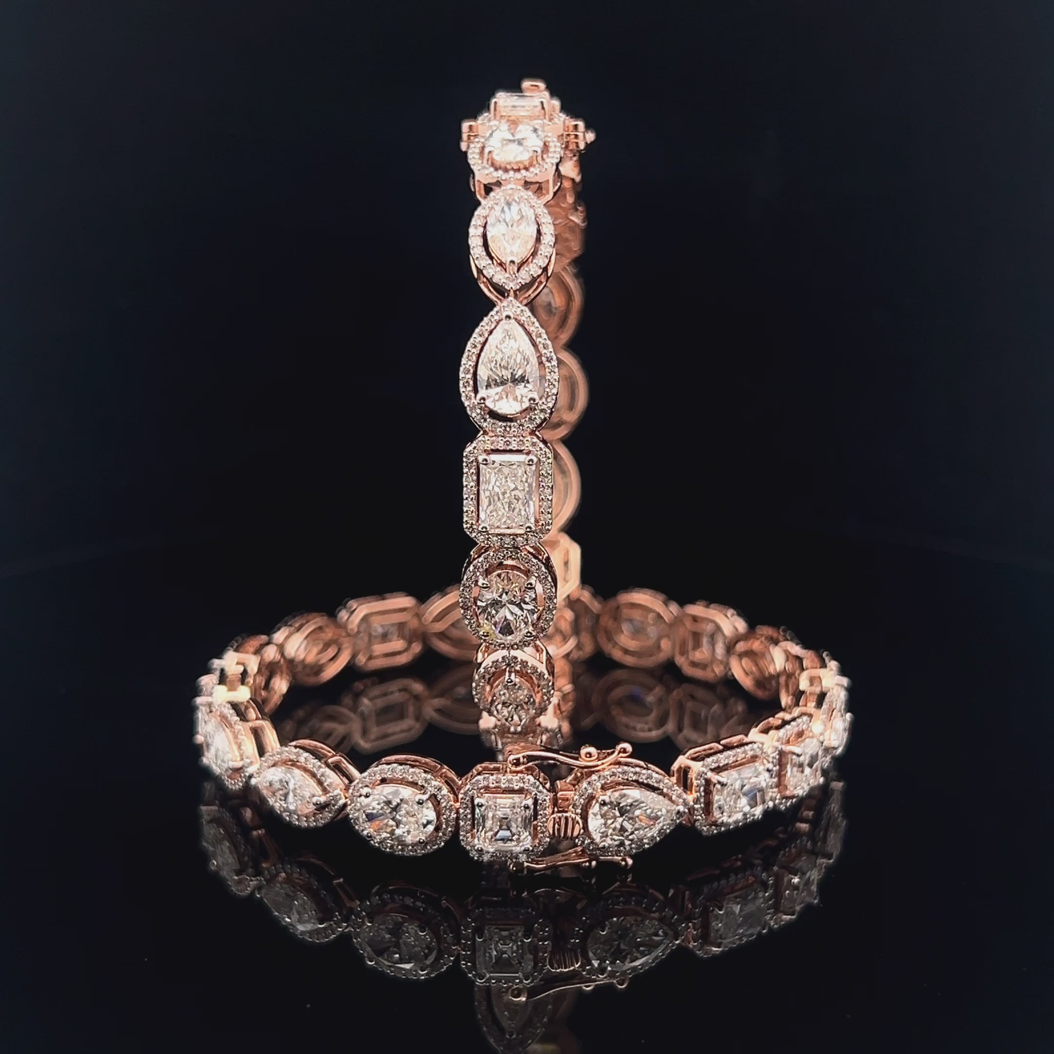 The Statement Stack: Multishape Diamond Bangles