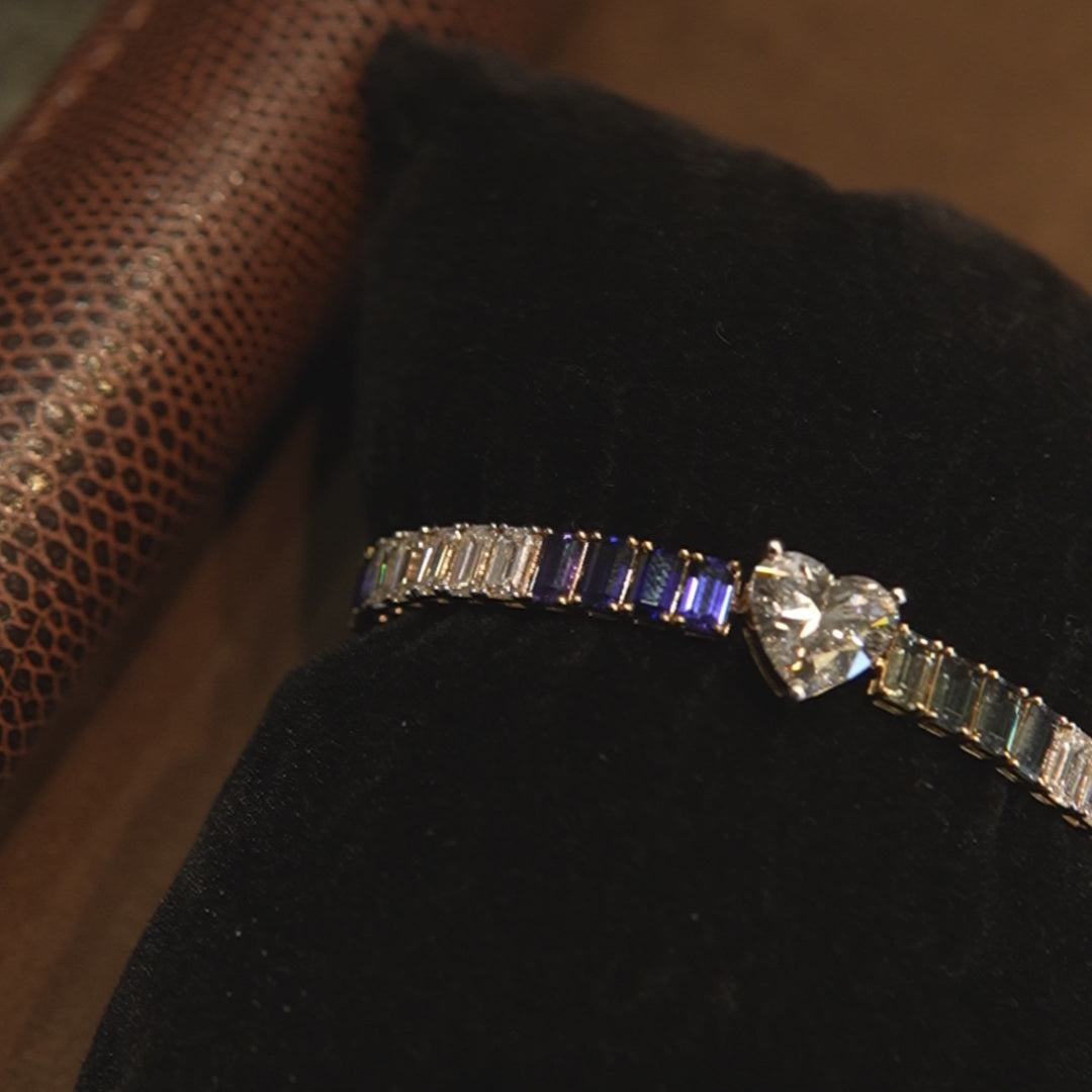 The Eternal Love Ombré Emerald Bracelet