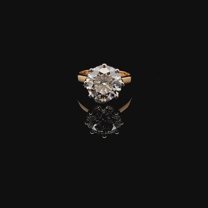 Exquisite 5.0ct Solitaire Diamond Ring