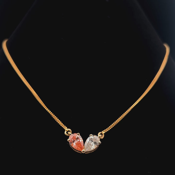 Toi et Moi Twin Heart Pendant